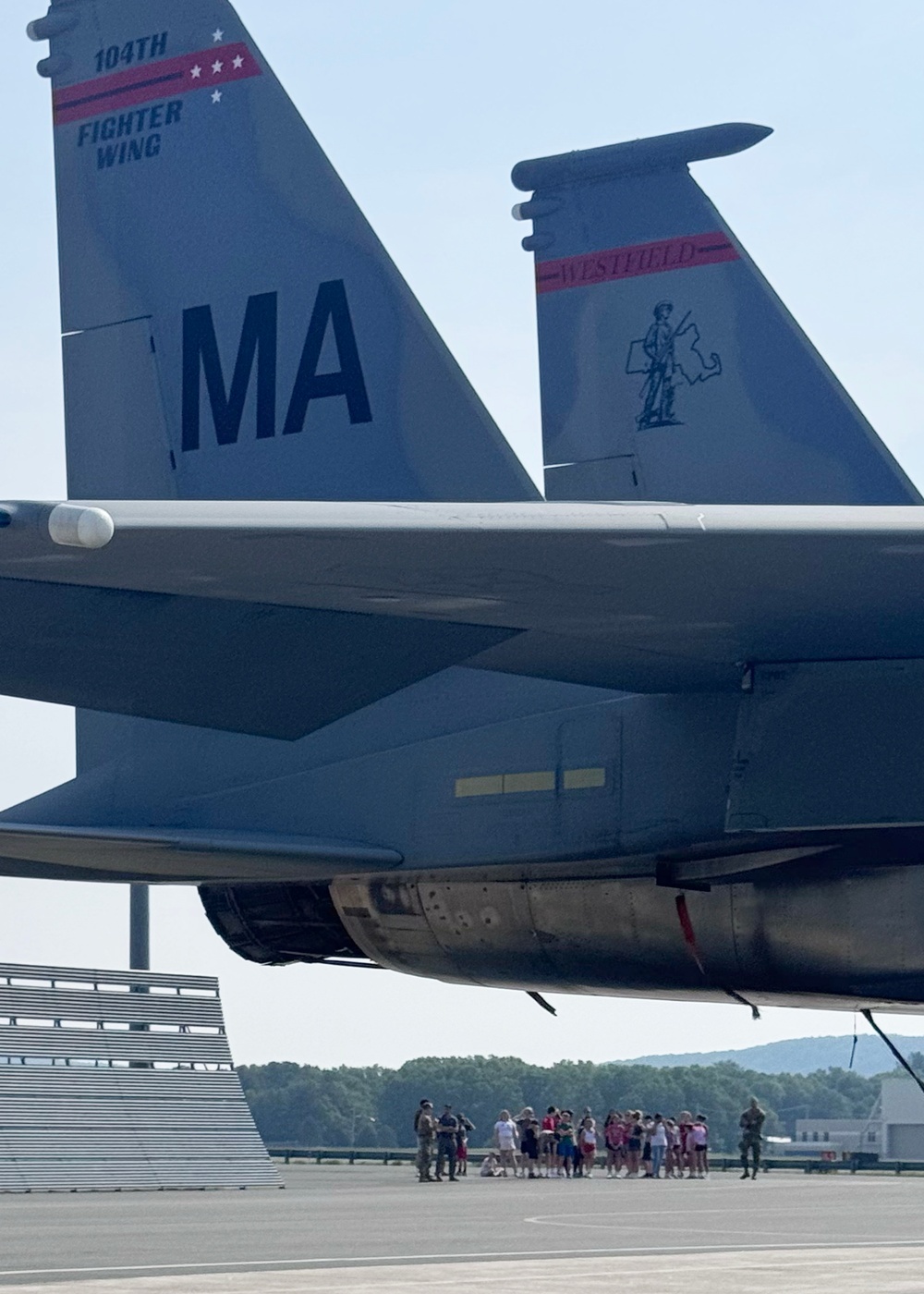 104th Fighter Wing hosts tour for local school