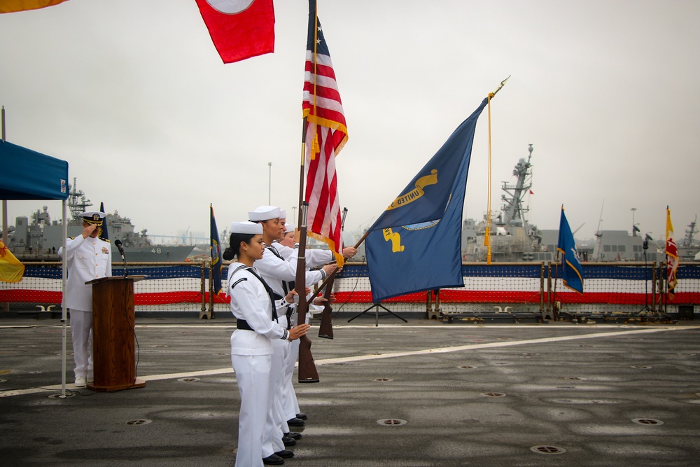 USS Comstock Change of Command
