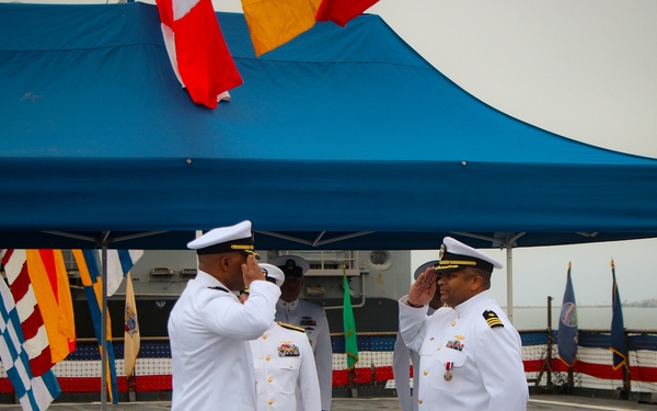 USS Comstock Change of Command