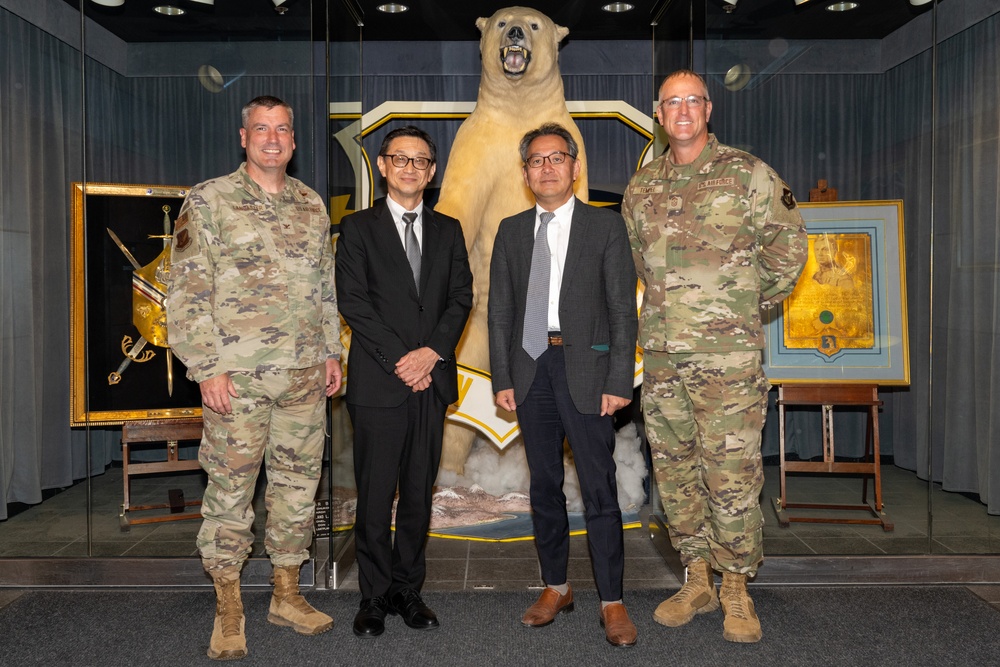 Diplomats Consul Hamada and Iyori visit JBER