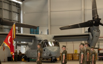 VMM-162 change of command ceremony