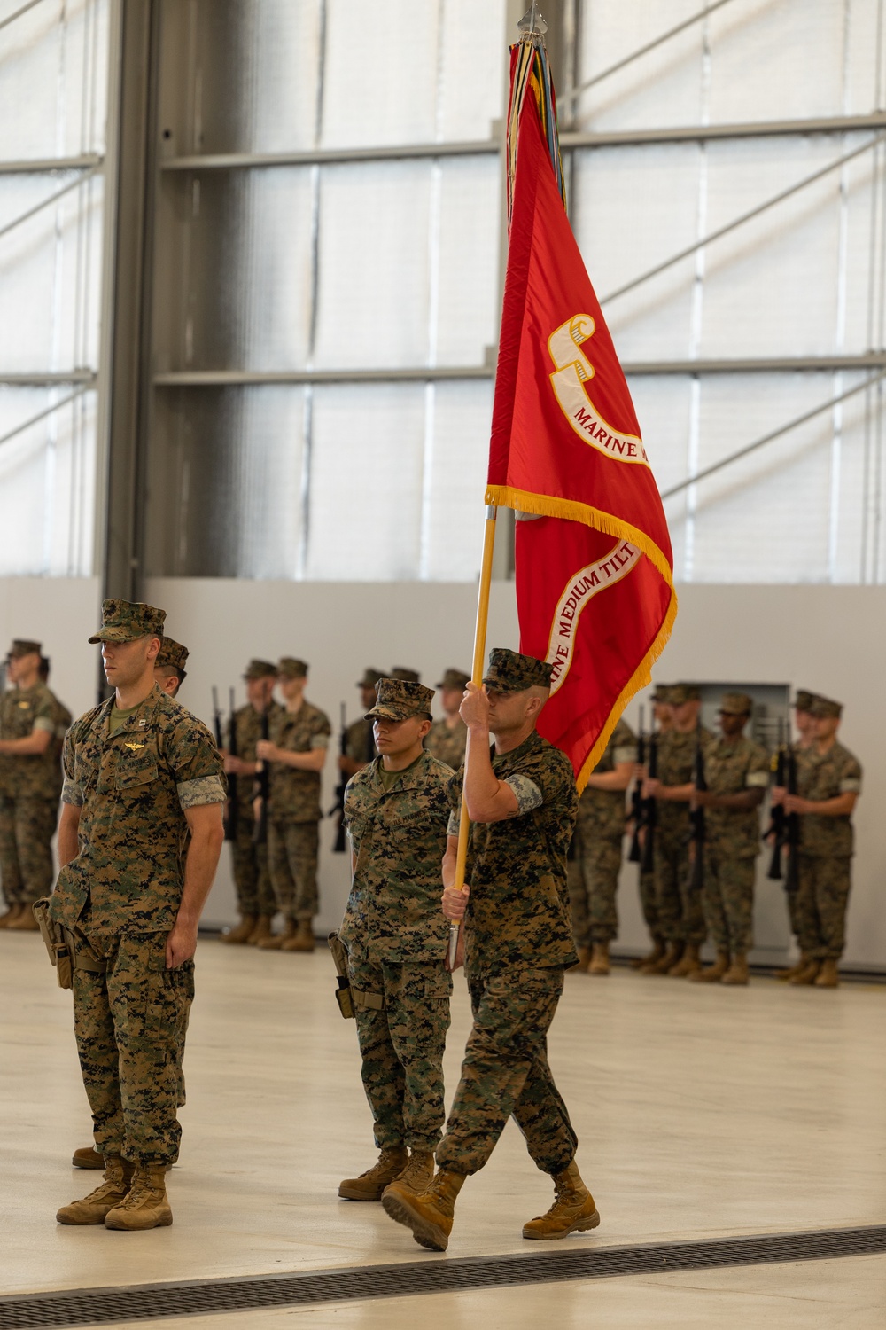 VMM-162 change of command ceremony