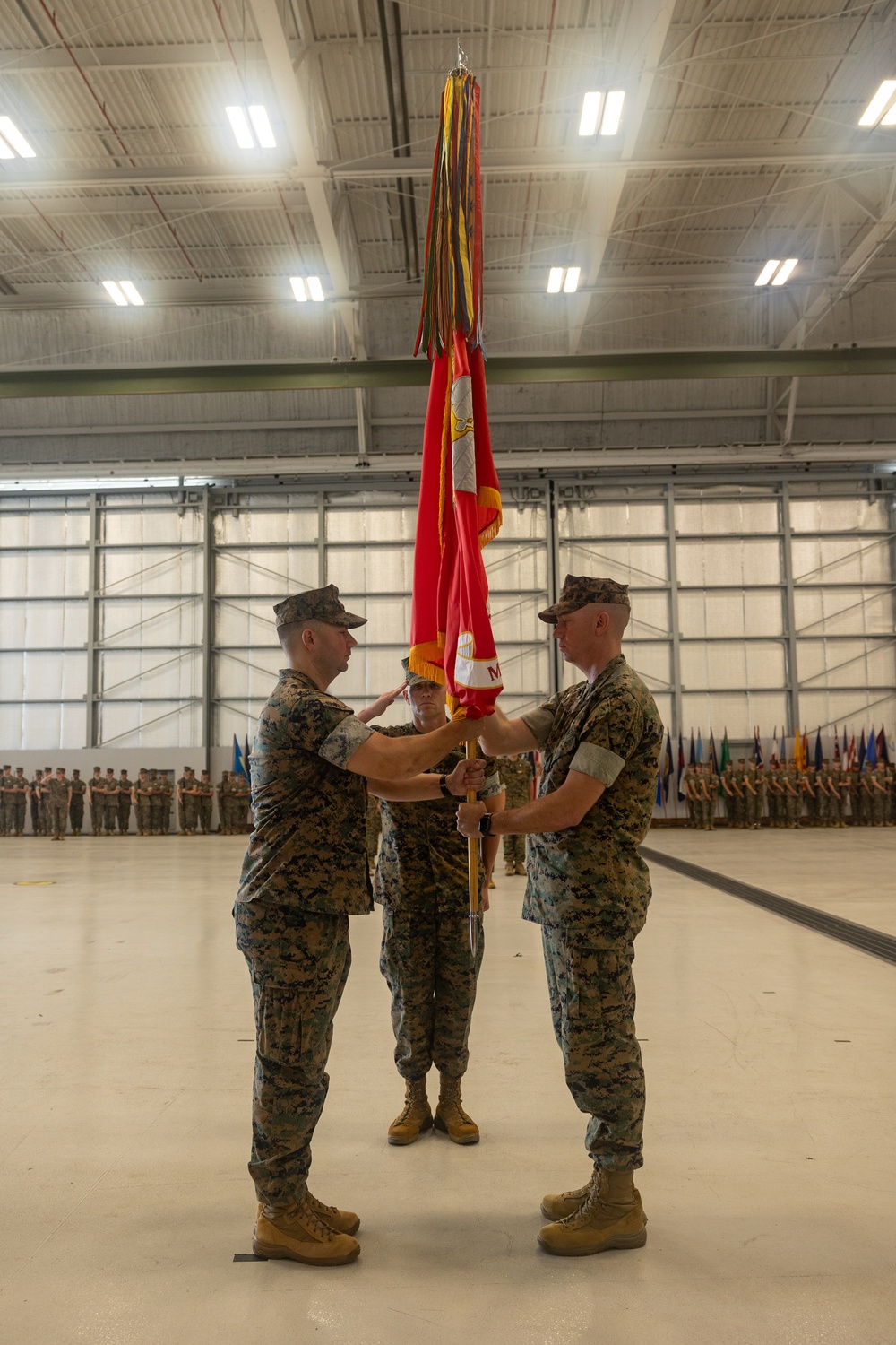 VMM-162 change of command ceremony