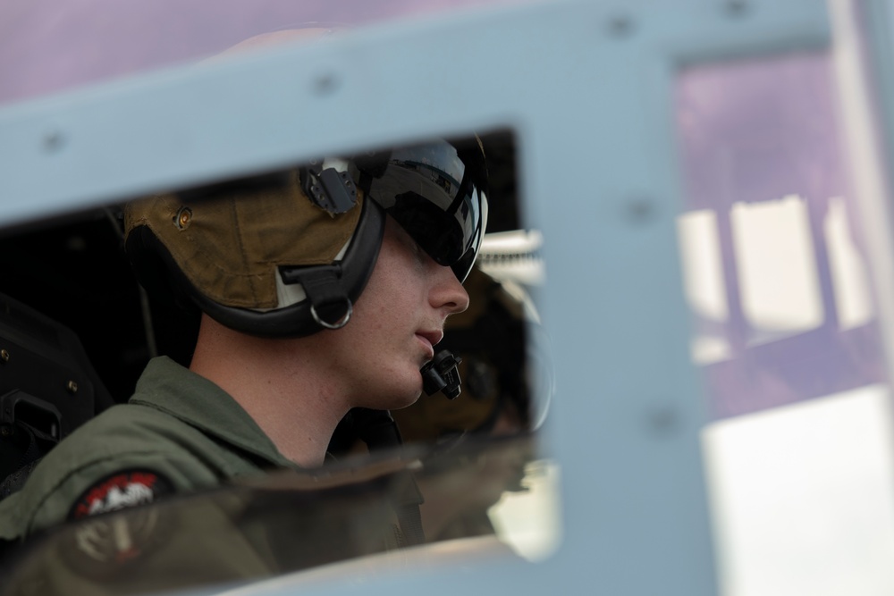 U.S. Marines with VMM-266 conduct qualifications aboard USS New York