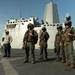 U.S. Marines with VMM-266 conduct qualifications aboard USS New York