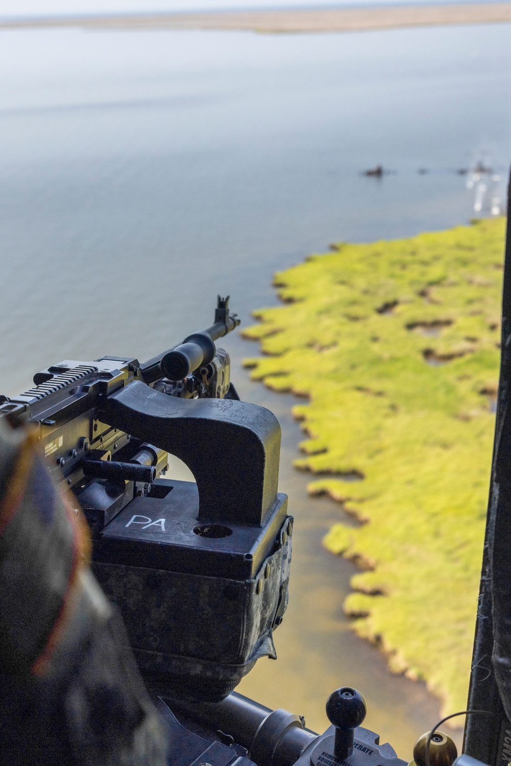 MCAS Cherry Point training areas hosts U.S. Army door gunner exercise