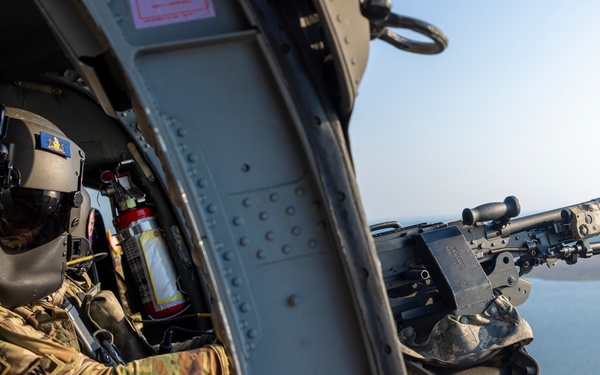 MCAS Cherry Point training areas hosts U.S. Army door gunner exercise