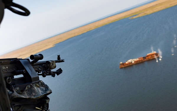 MCAS Cherry Point training areas hosts U.S. Army door gunner exercise