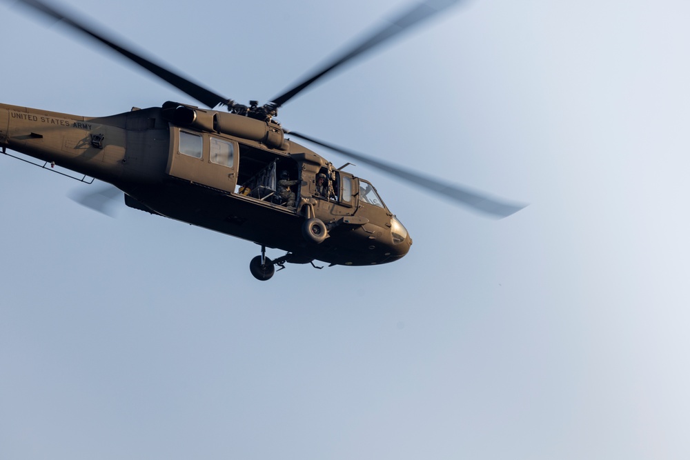 MCAS Cherry Point training areas hosts U.S. Army door gunner exercise