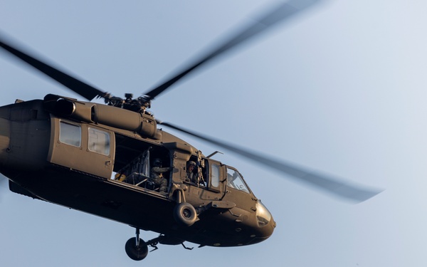 MCAS Cherry Point training areas hosts U.S. Army door gunner exercise