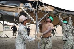 Seabees Enhance Navy Medicine Training With Field Hospital Build