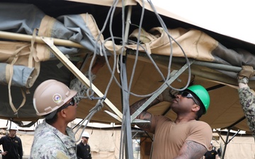 Seabees Enhance Navy Medicine Training With Field Hospital Build