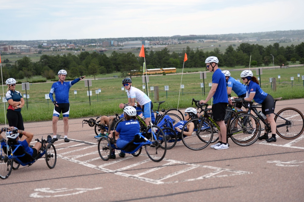 Team Air Force Trains for 2025 DoD Warrior Games