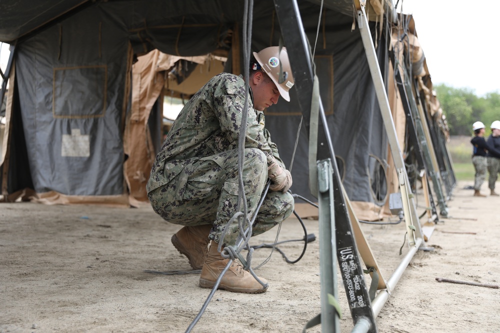 Seabees Enhance Navy Medicine Training With Field Hospital Build