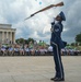 USAF Honor Guard Drill Team performs for Honor Flight Chicago veterans