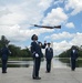 USAF Honor Guard Drill Team performs for Honor Flight Chicago veterans