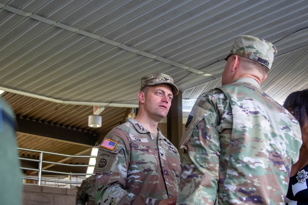 Welcoming Col. Aaron Cox to the 3rd Infantry Division