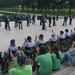 USAF Honor Guard Drill Team performs for Honor Flight Chicago veterans