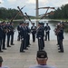 USAF Honor Guard Drill Team performs for Honor Flight Chicago veterans