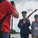 USAF Honor Guard Drill Team performs for Honor Flight Chicago veterans