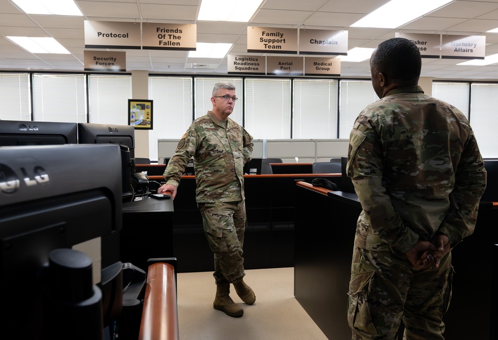 Brig. Gen. Babcock Highlights Importance of Resiliency During AFMAO Visit