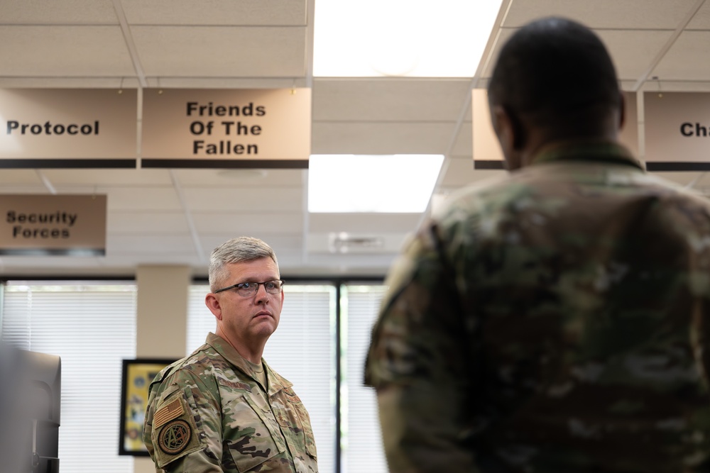 Brig. Gen. Babcock Highlights Importance of Resiliency During AFMAO Visit
