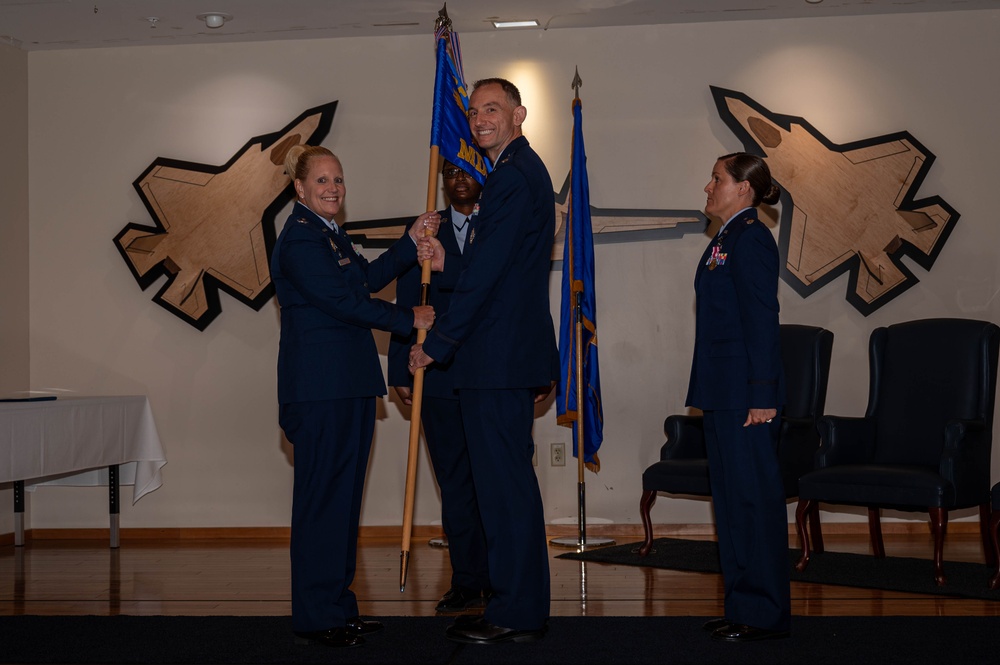 325th Medical Support Squadron Change of Command