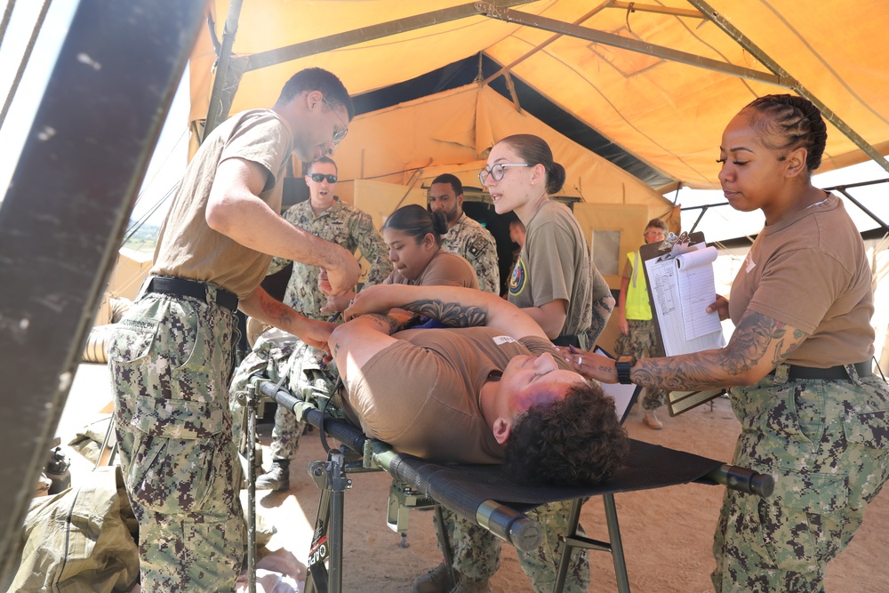 Seabees Enhance Navy Medicine Training With Field Hospital Build