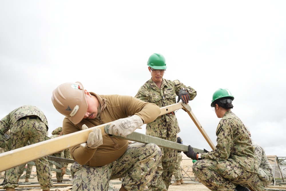 Seabees Enhance Navy Medicine Training With Field Hospital Build