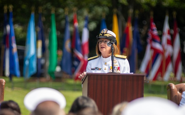 Chief of Naval Personnel Vice Adm. Cheeseman Retirement Ceremony