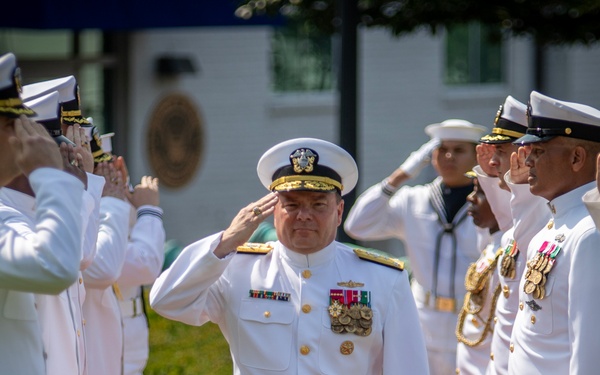 Chief of Naval Personnel Vice Adm. Cheeseman Retirement Ceremony