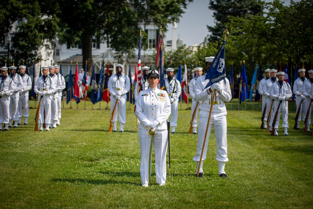Chief of Naval Personnel Vice Adm. Cheeseman Retirement Ceremony