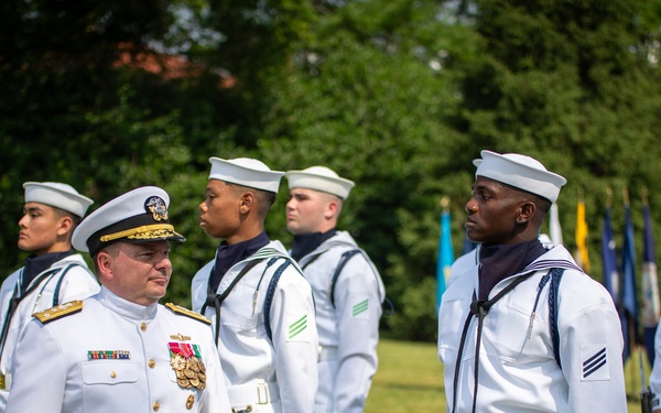 Chief of Naval Personnel Vice Adm. Cheeseman Retirement Ceremony