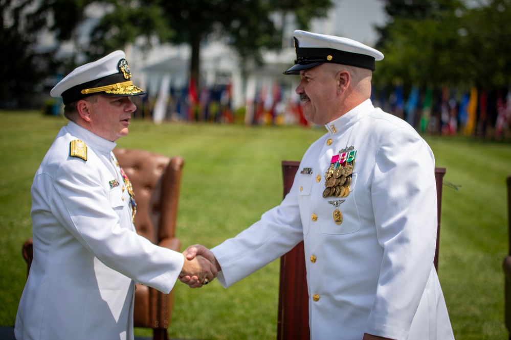 Chief of Naval Personnel Vice Adm. Cheeseman Retirement Ceremony