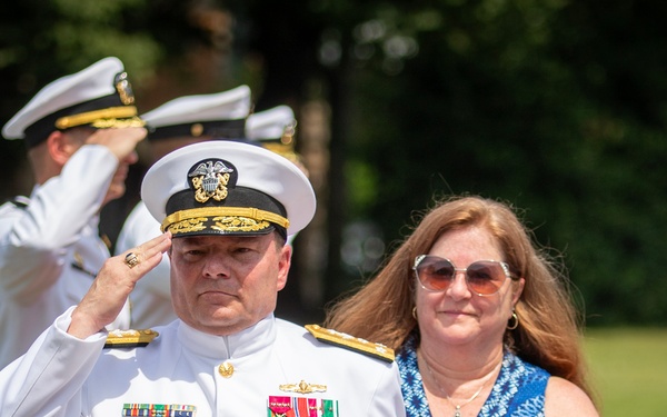 Chief of Naval Personnel Vice Adm. Cheeseman Retirement Ceremony