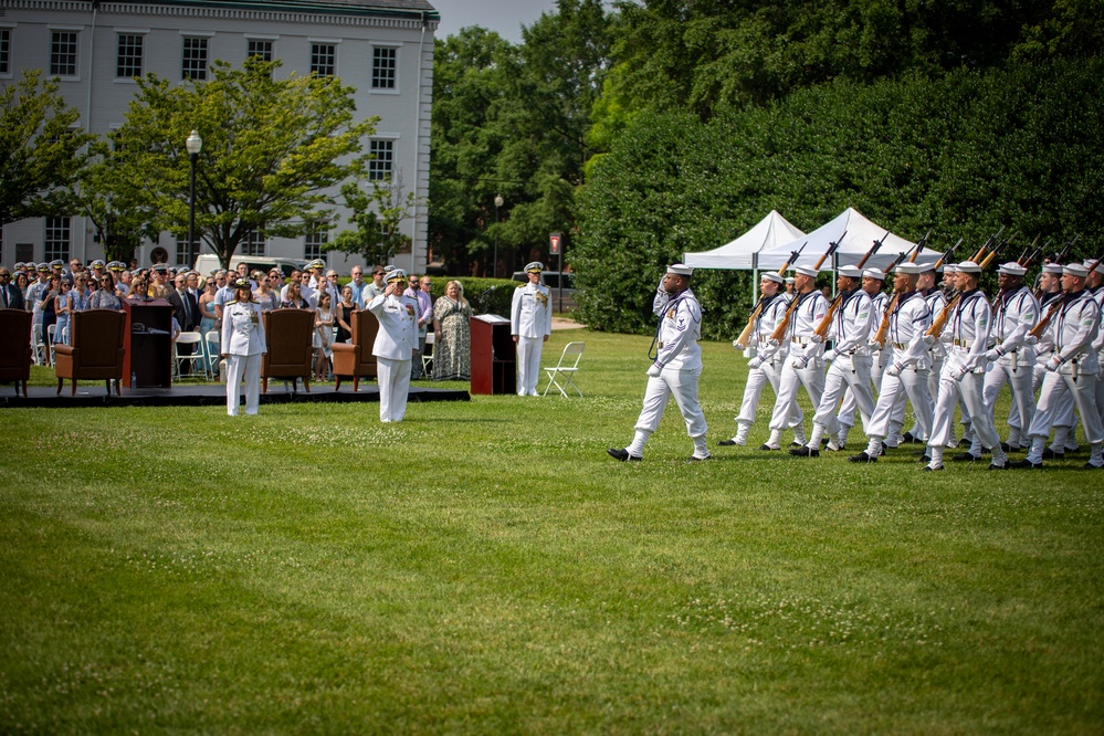 Chief of Naval Personnel Vice Adm. Cheeseman Retirement Ceremony