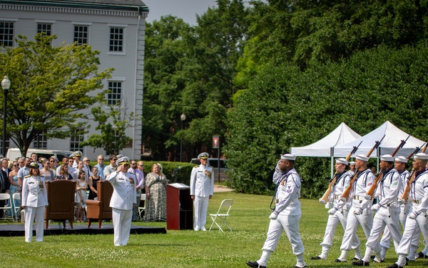 Chief of Naval Personnel Vice Adm. Cheeseman Retirement Ceremony
