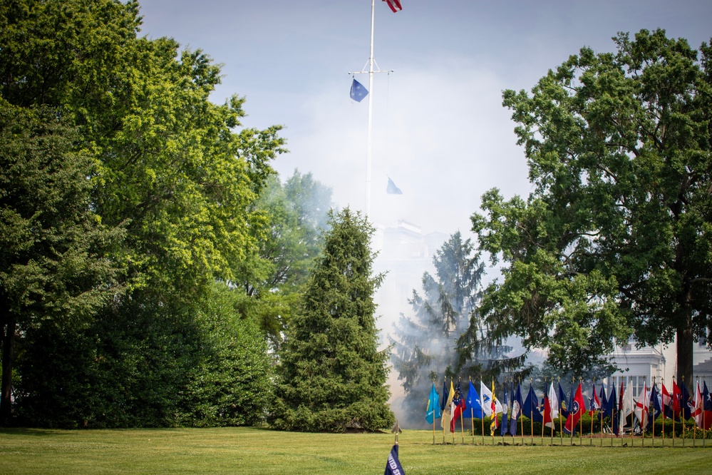 Chief of Naval Personnel Vice Adm. Cheeseman Retirement Ceremony