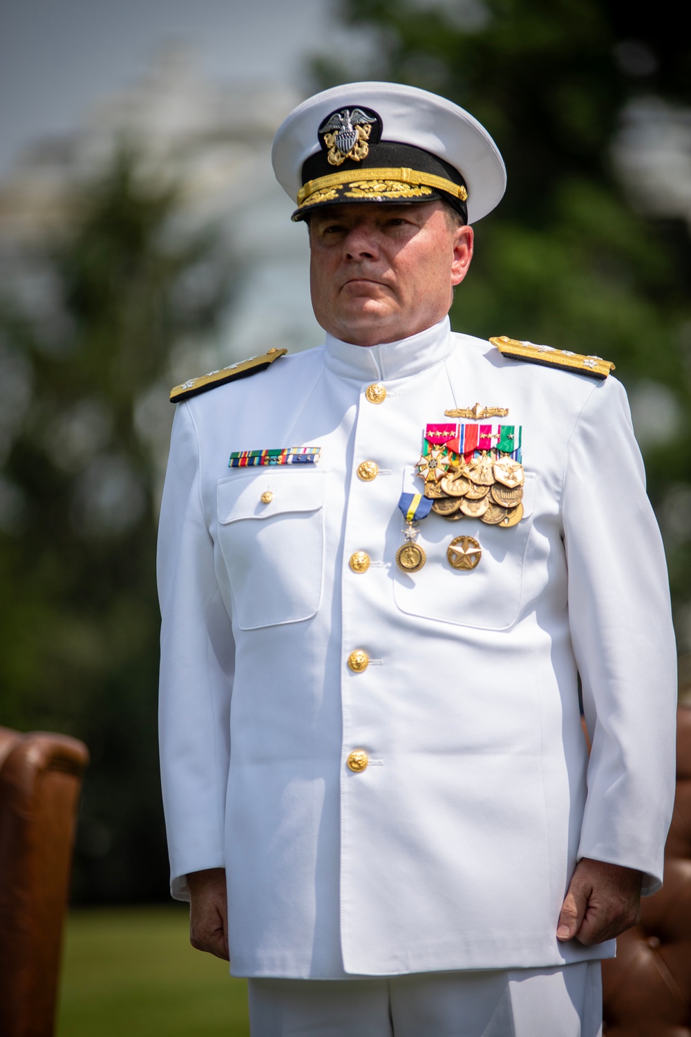 Chief of Naval Personnel Vice Adm. Cheeseman Retirement Ceremony