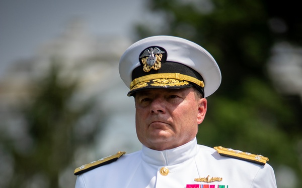 Chief of Naval Personnel Vice Adm. Cheeseman Retirement Ceremony