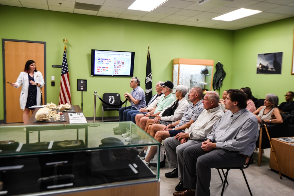 Gold Star Families tour Offutt Lab