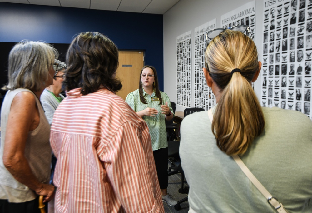 Gold Star Families tour Offutt Lab