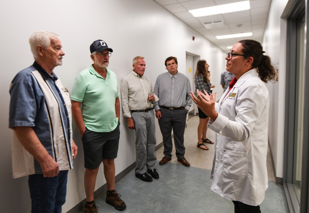 Gold Star Families tour Offutt Lab