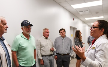 Gold Star Families tour Offutt Lab