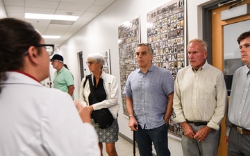 Gold Star Families tour Offutt Lab