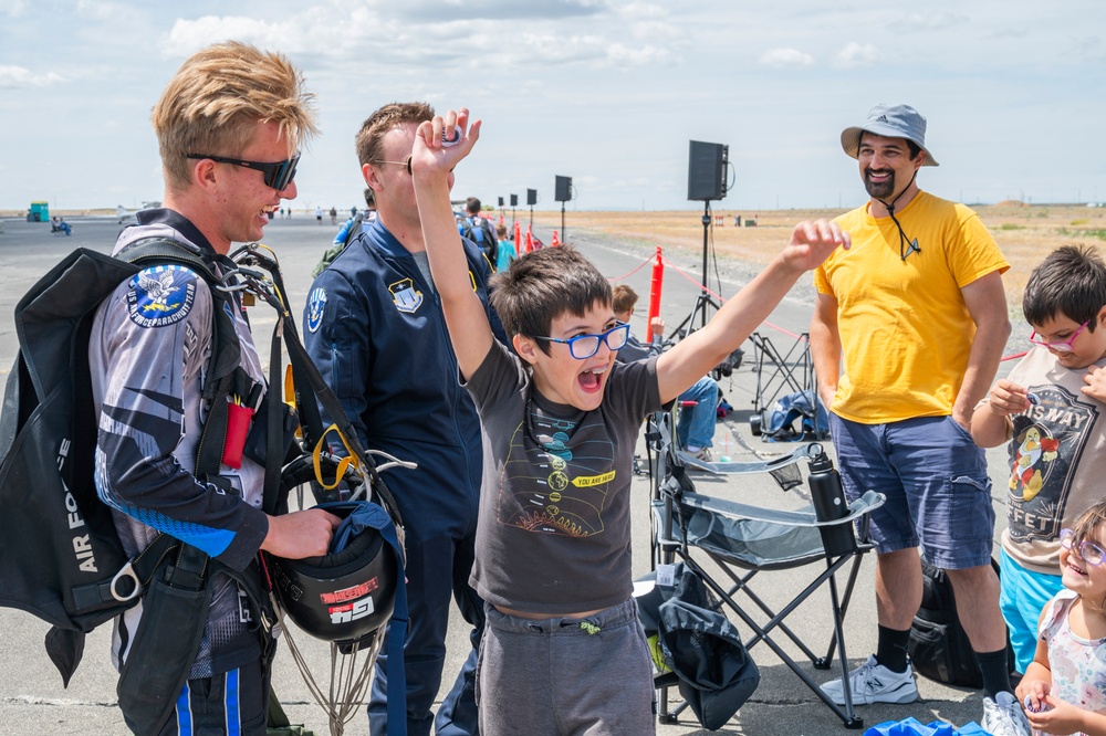 The C-17 WCDT Performs at the 2025 Moses Lake Airshow