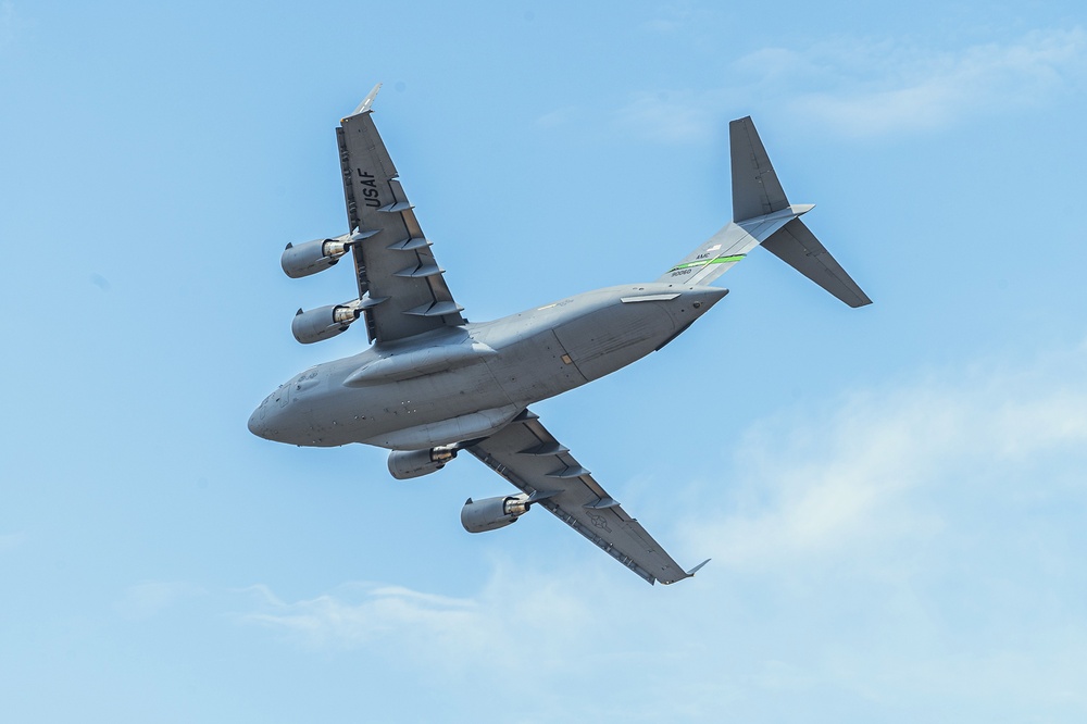 The C-17 WCDT Performs at the 2025 Moses Lake Airshow