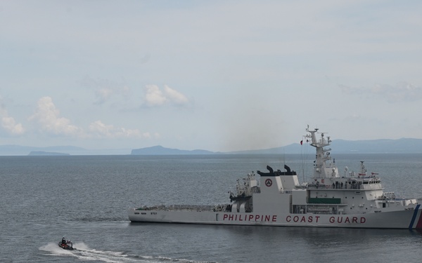 USCG Cutter Stratton (WMSL 752) conducts trilateral engagements with Japan Coast Guard and Philippine Coast Guard in Kagoshima, Japan