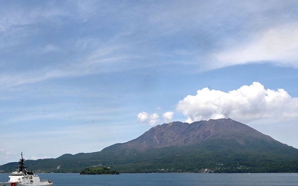 USCG Cutter Stratton (WMSL 752) conducts trilateral engagements with Japan Coast Guard and Philippine Coast Guard in Kagoshima, Japan