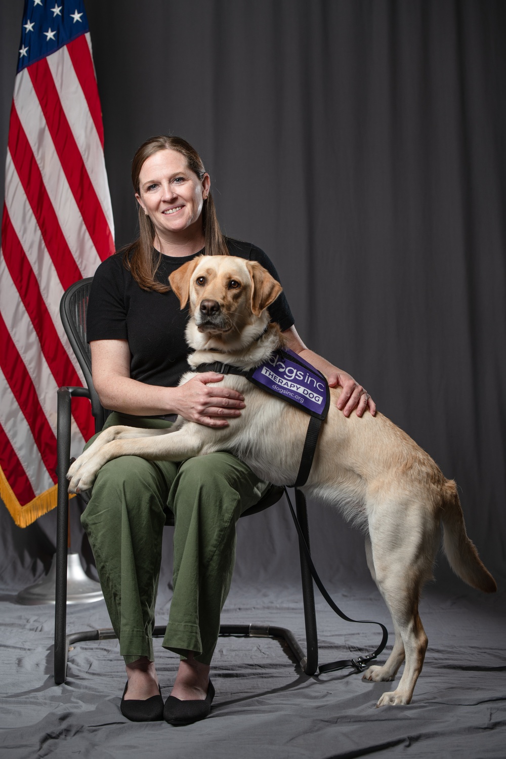 114th Fighter Wing’s new therapy dog lends a pawsitive touch